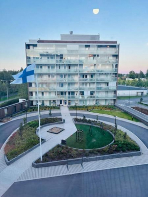Aurora Home Espoo Niittykumpu - New 1bedroom -apartment with balcony, close to metro, Aalto University, Metro Areena and Helsinki, free parking
